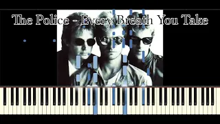 The Police -- Every Breath You Take -- Piano Tutorial