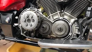 Changing The Clutch on a 2005 Honda VTX 1800