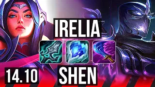 IRELIA vs SHEN (TOP) | 7k comeback, 500+ games | KR Master | 14.10