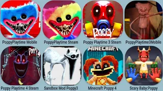 Poppy Playtime 4 Minecraft+Steam Link, Poppy Mobile+Steam, Scary Toy poppy, Sandbox Poppy,Poppy3Mobi