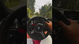 Crazy BMW Driving In Narrow Road💥👀 #m3 #shorts