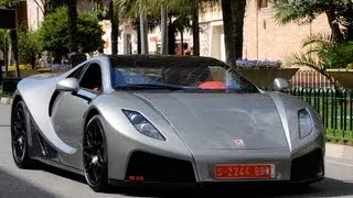 GTA Spano awesome accelerations, engine noise and flames!