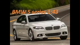 Обзор масштабной модели BMW 5 series от Welly