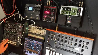 Minimal Dub TechnoJam #2 (PO-12 / Monologue / Volca Keys / iMini / RV-500 / RE-20 / Nova Delay)