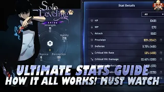 [Solo Leveling: Arise] - Jinwoo STAT ALLOCATION! Most important video you will watch! HOW IT WORKS!