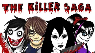 The Killer Saga 🔪 Jeff The Killer ▪ Homicidal Liu ▪ Jane & Nina The Killer | TOP Draw My Life
