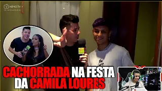 REACT DO HUDSON - CACHORRADA NA FESTA DA CAMILA LOURES