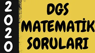 DGS 2020 MATEMATİK SORU ÇÖZÜMLERİ(1-30)