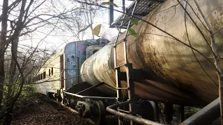 Abandoned Train Found Deep In The Woods