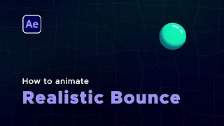 Quick-Trick: Create Realistic Ball Bounce In After Effects | Motion Graphics Bounce Beginner | 2 Min