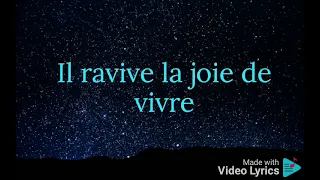 C'était Jésus (lyrics) by Fraternité Amis de Jésus