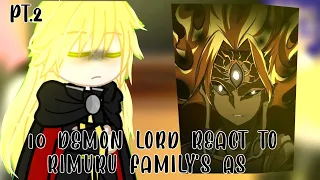 ||× 10 Great demon lord react to Rimuru family as... ×|| 2/? || Father as hajun