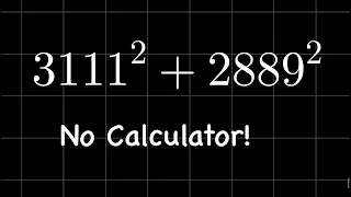 Calculator not allowed You should know this trick