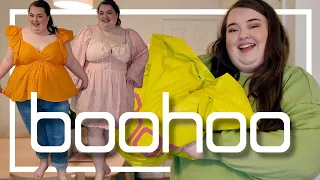 BOOHOO PLUS SIZE TRY ON | spring summer fashion haul | MINI DRESSES & CO-ORDS 2024