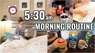 MY 5:30 AM MORNING ROUTINE! | MORNING CLEANING ROUTINE 2020 | SAHM