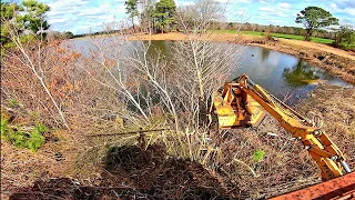 Beavers Will Thank Me For This! 😅 || Long Arm Cutting Around The Ponds! Day 7