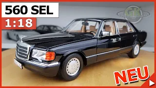 FINALLY! The 1/18 Norev Mercedes-Benz 560 SEL (W126) S-Class with a beige interior
