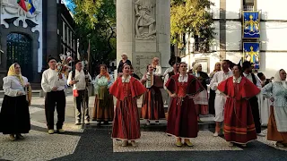 Placa Central - Vamos Prá Festa' Grupo Folclore do Rochão Camacha Rancho Funchal Madeira Island