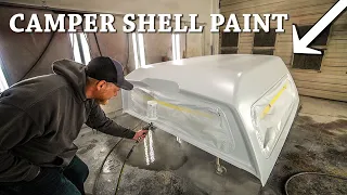 Painting My Used Leer Truck Camper Shell