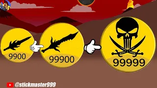 ALL SKIN SWORDWRATH EVOLUTION POWER LV 9999 DAMAGE VS FINAL BOSS | STICK WAR LEGACY | STICK MASTER