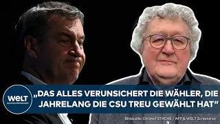 LANDTAGSWAHL IN BAYERN - CSU UNTER DRUCK: "Bei Söder weiß niemand, wo er so richtig dran ist"