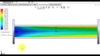 Solidworks flow simulation basic: Laminar pipe flow