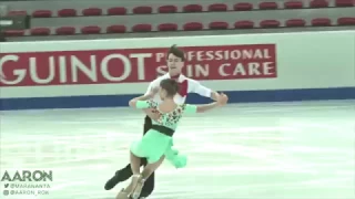 JGPF2016 20161209 OPEN PRACTICE - Anastasia SHPILEVAYA / Grigory SMIRNOV FD