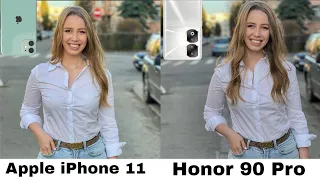 Apple iPhone 11 Vs Honor 90 Pro   camera Test Comparison