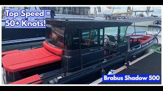 Is THIS The ULTIMATE Powerboat? | $380K BRABUS Marine Shadow 500 Cabin