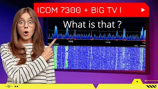 HAM Radio Logging N1MM+ Big Screen Spectrum Display  ICOM IC 7300