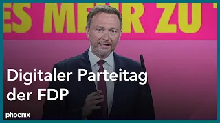 Digitaler Bundesparteitag der FDP (Samstag, 15.05.21)