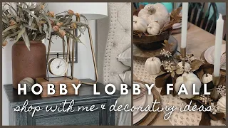 Hobby Lobby Fall | shop with me & decorating ideas 2023