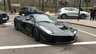 Car Spotting Supercars In London 2023 #7 | LaFerrari, SVJ, Continental GT, 296 GTB, Urus Performante