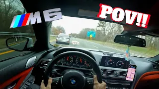 BMW M6 POV | cuttin up alone !