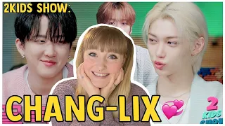 reaction to: [2 Kids Show] Ep 4 Changbin X Felix | 좋으니까(Because) | with MC Lee Know