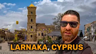 LARNAKA, CYPRUS | Travel video vlog 2023 4K slovensky cesky sk cz slovak czech, larnaca