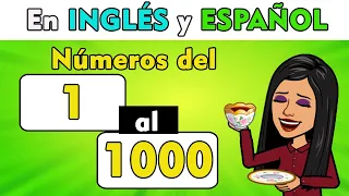 😆Números del 1 al 1000 en Inglés y Español I Numbers 1 to 1000 in English and Spanish I  🙋‍♀️🧠