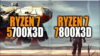 Ryzen 7 5700X3D vs 7800X3D Benchmarks - Tested in 15 Games and Applications