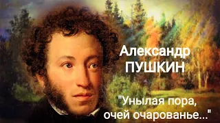 Александр Пушкин "Унылая пора! Очей очарованье!" (Осень) Читает Павел Морозов. Учи стихи легко.
