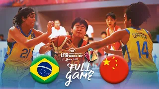 Brazil v China | Full Basketball Game | FIBA U19 Women's Basketball World Cup 2023