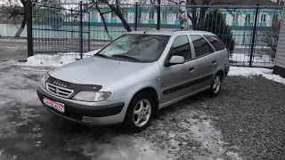 Обзор-продажа Citroen Xsara 1.9TD MКПП, универсал, 1999 г.в.  Цвет- серебро. Цена-2599$