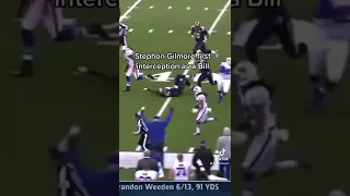 Stephon Gilmore First and Last Interception as a Bill tiktok #shorts