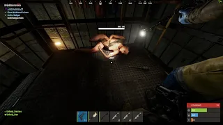 a dead body in rust jerking itself off