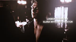 damon staring at elena with lust all seasons twixtor (1080p) [TVD]