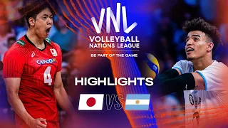 🇯🇵 JPN vs. 🇦🇷 ARG - Highlights Week 2 | Men's VNL 2023