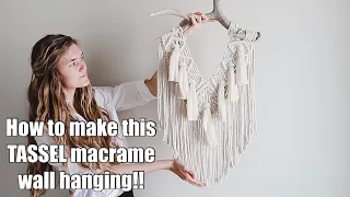 DIY Tassel Macrame Wall Hanging