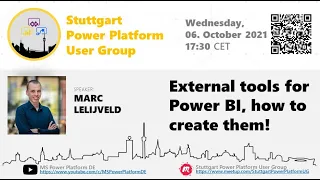External tools for Power BI, how to create them! by Marc Lelijveld