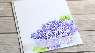 Watercolour Peony | The Card Grotto