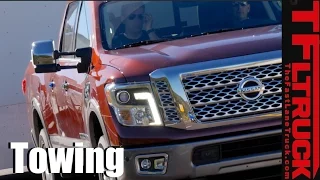 2016 Nissan Titan XD Cummins First Tow: Real World Towing MPG Review