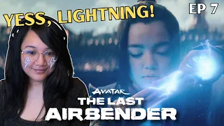 LIGHTNING BENDING! | Netflix Avatar: The Last Airbender | Episode 7 REACTION